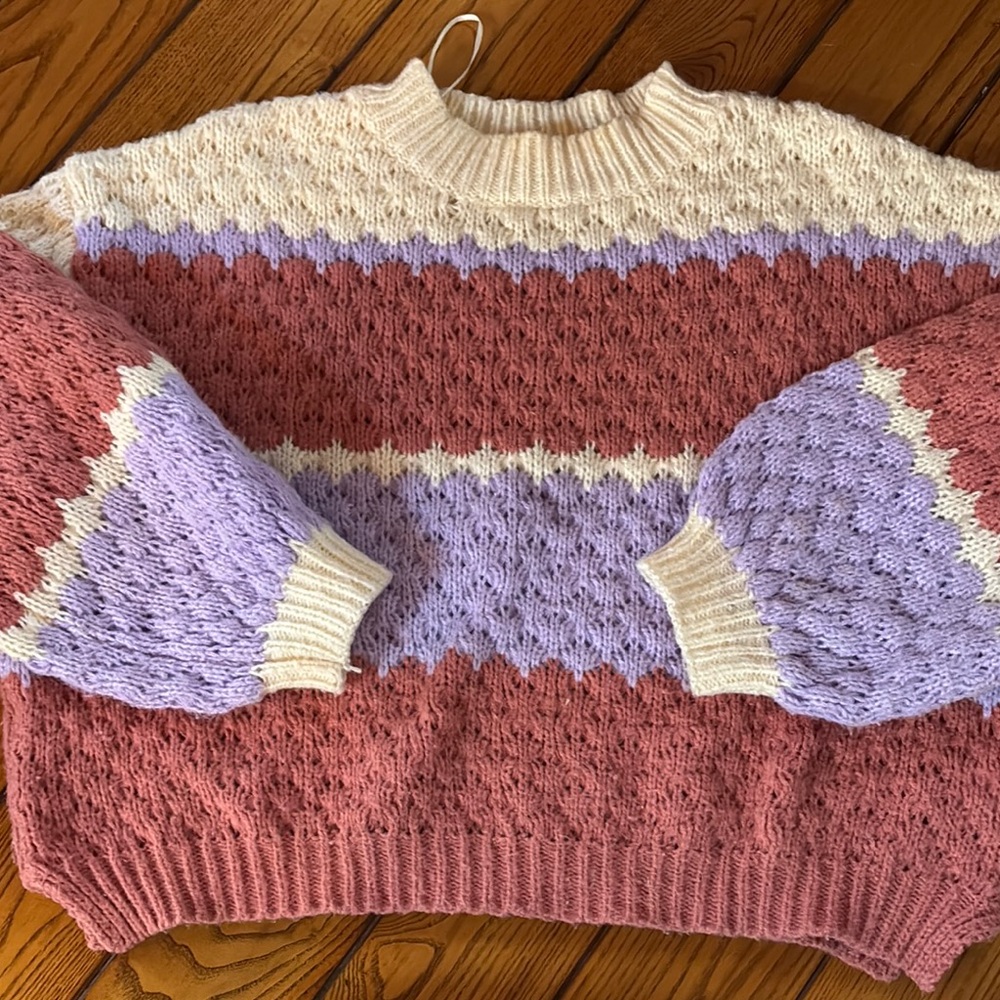 Cozy Multicolor Knit Sweater